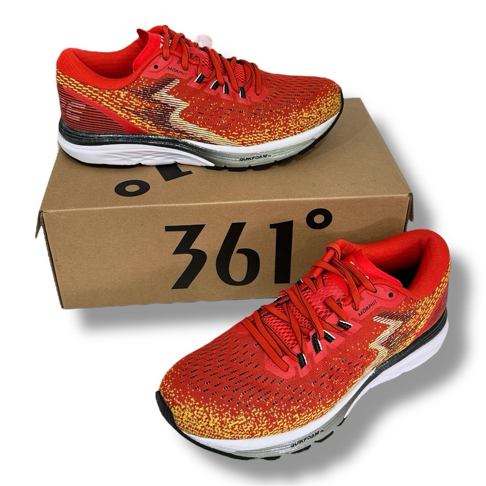 36 Men's Spire 4 Raft/Canary Running Shoes size 9 new with box